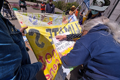 Stop Line 3 Activists Rally At US Army Corps Of Engineers Office:July 16th, 2021